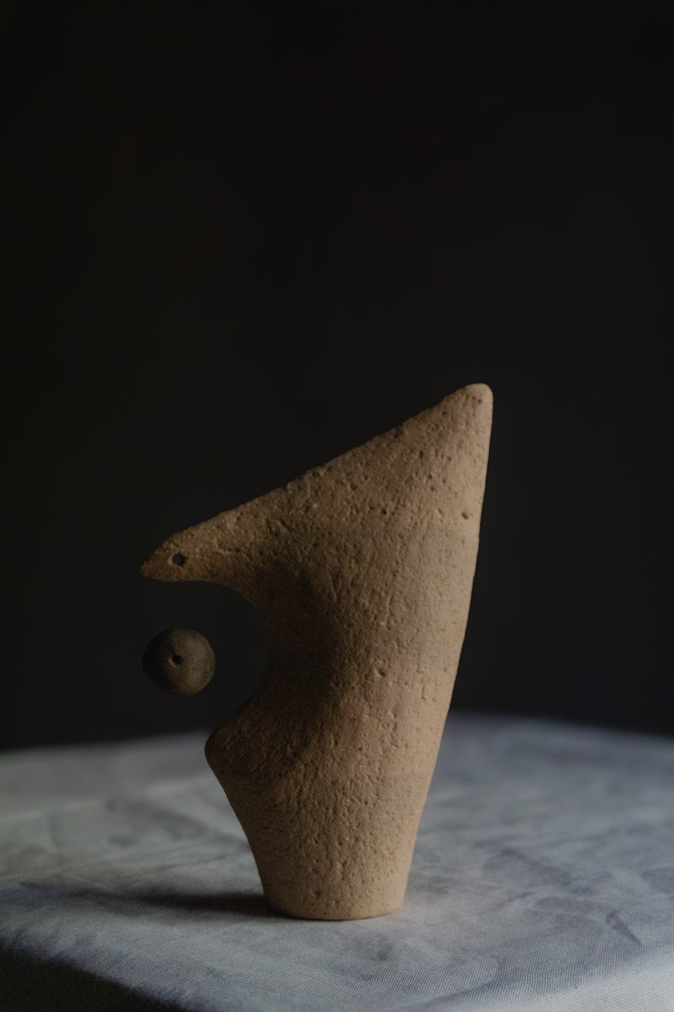 Minimalist Abstract Ceramic Sculpture