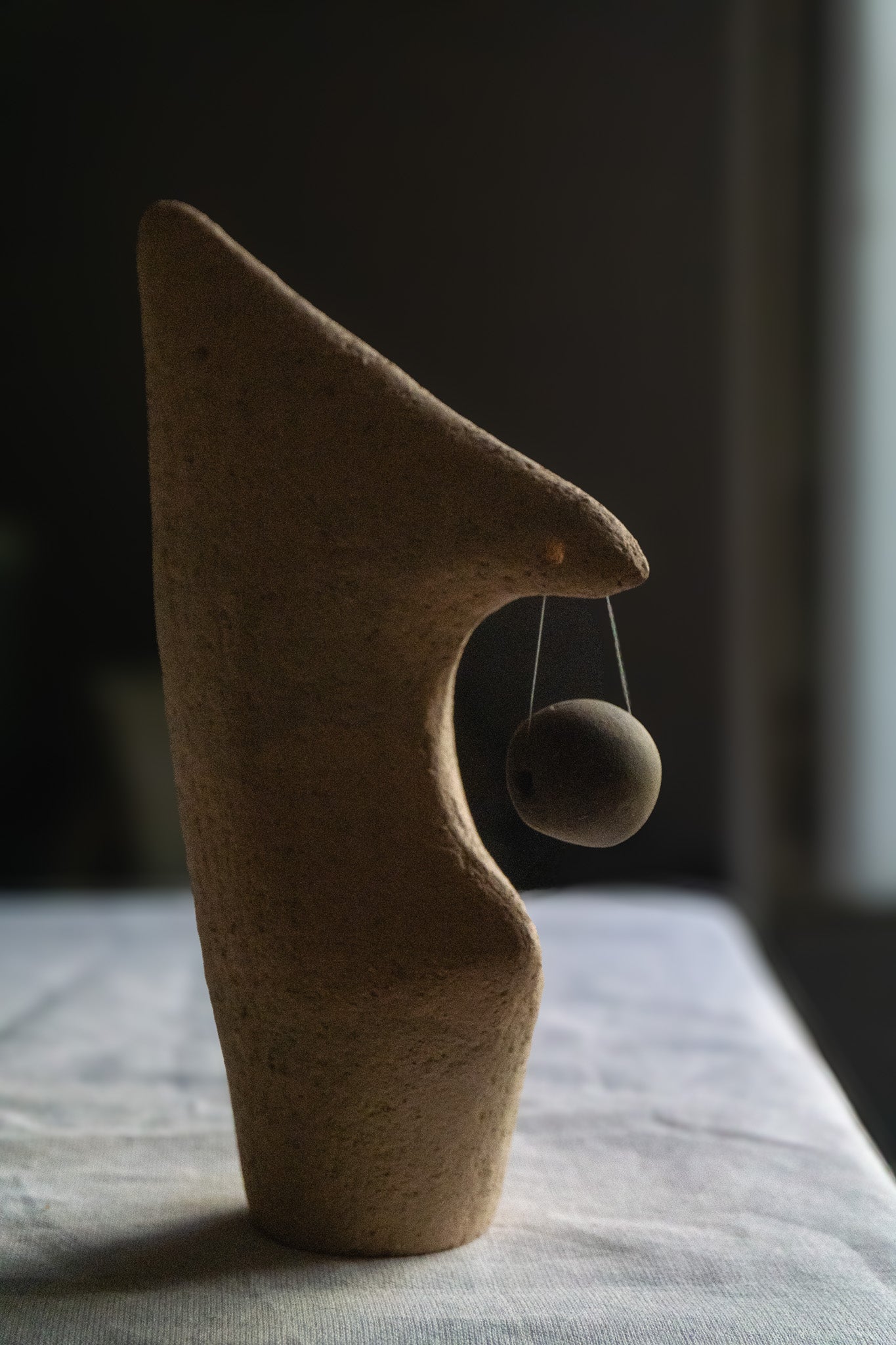 Minimalist Abstract Ceramic Sculpture