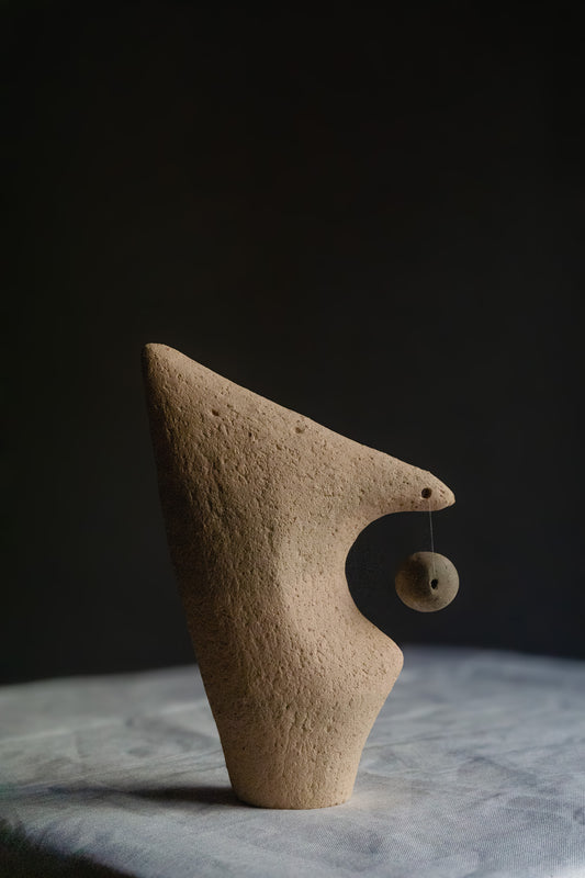 Minimalist Abstract Ceramic Sculpture