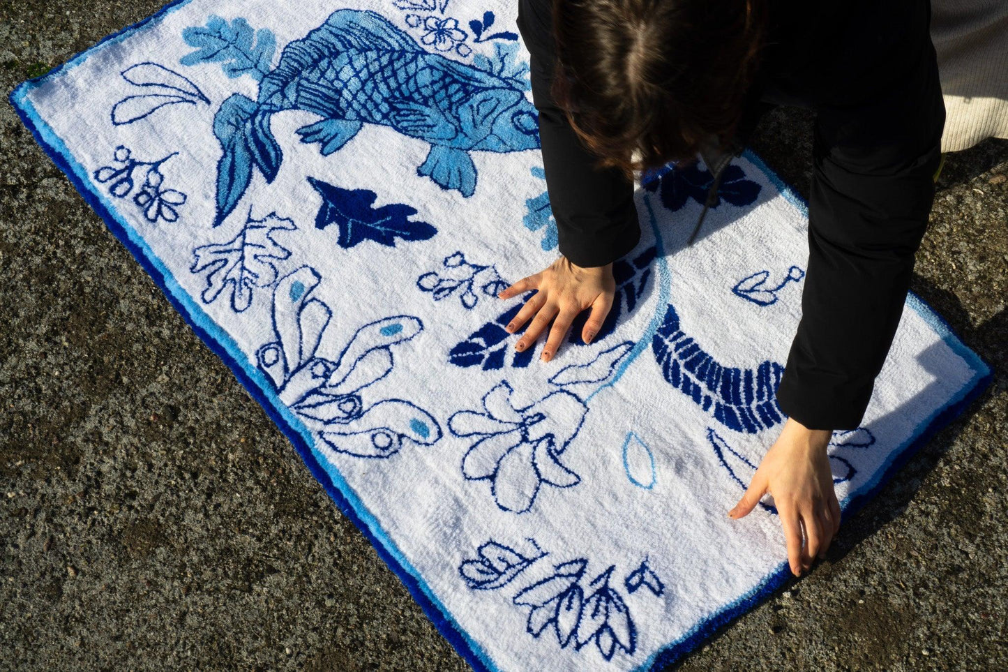 Blue China Rug - gam collective