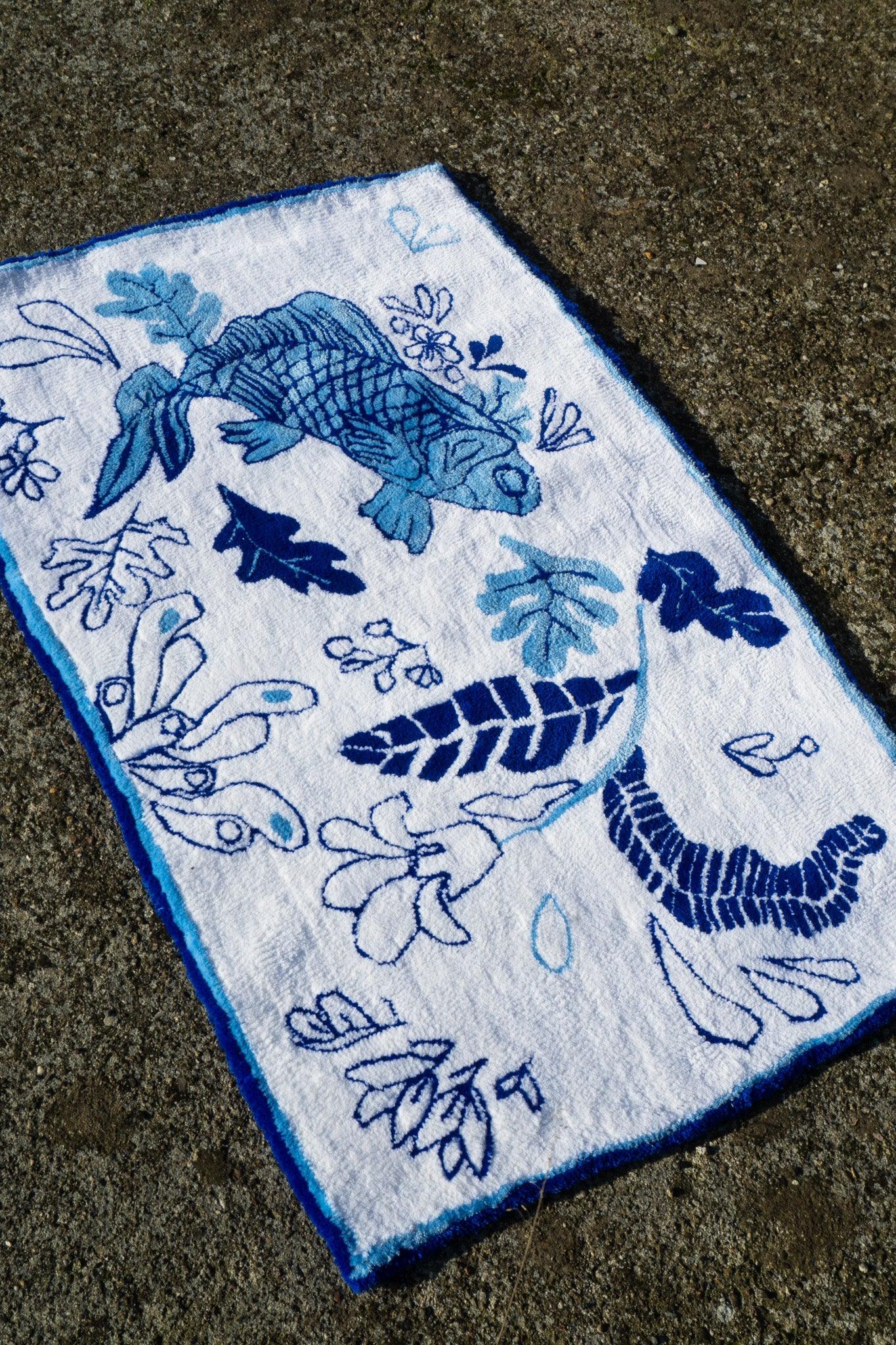 Blue China Rug - gam collective