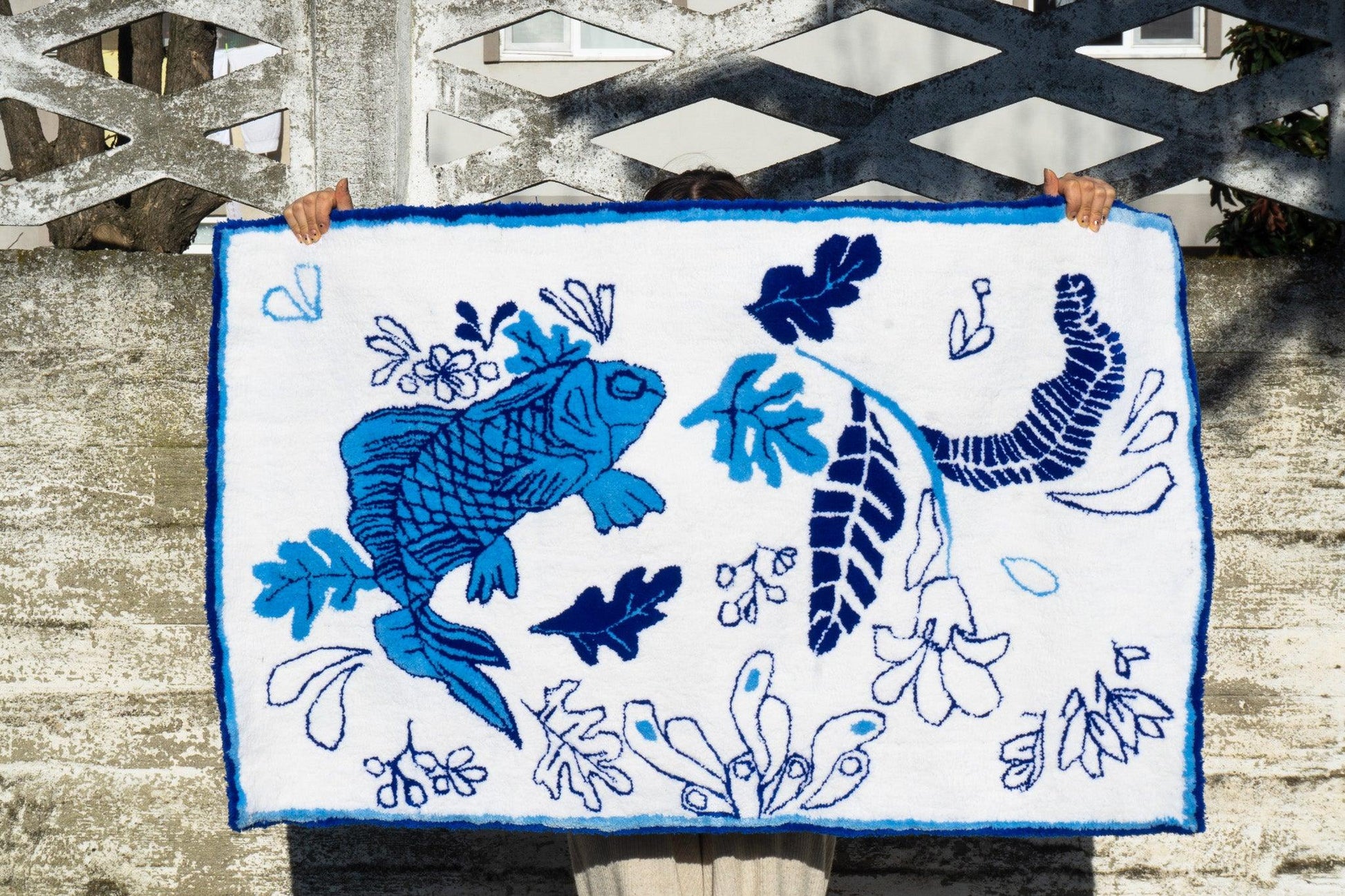 Blue China Rug - gam collective