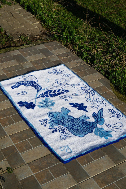 Blue China Rug - gam collective
