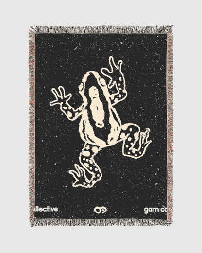 Frog Woven Blanket