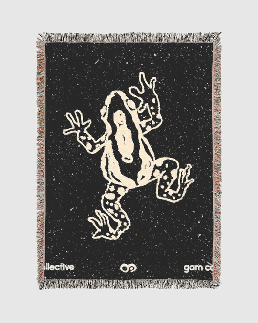 Frog Woven Blanket