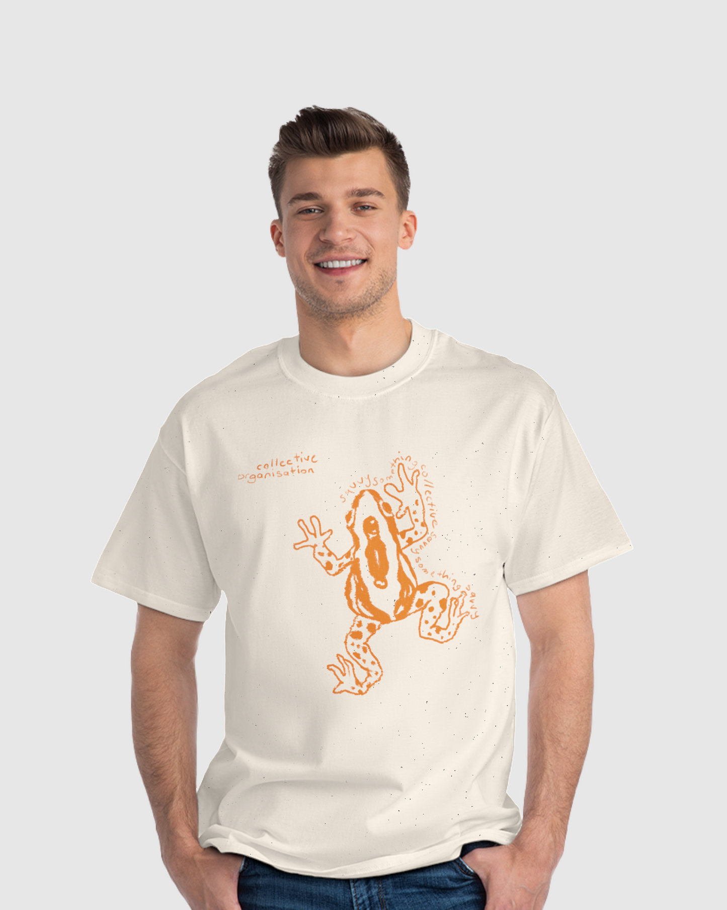 Frog Short-Sleeve T-Shirt - Cute Frog Design